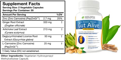 Gut Alive - Ultra Strength Digestive Support Supplement
