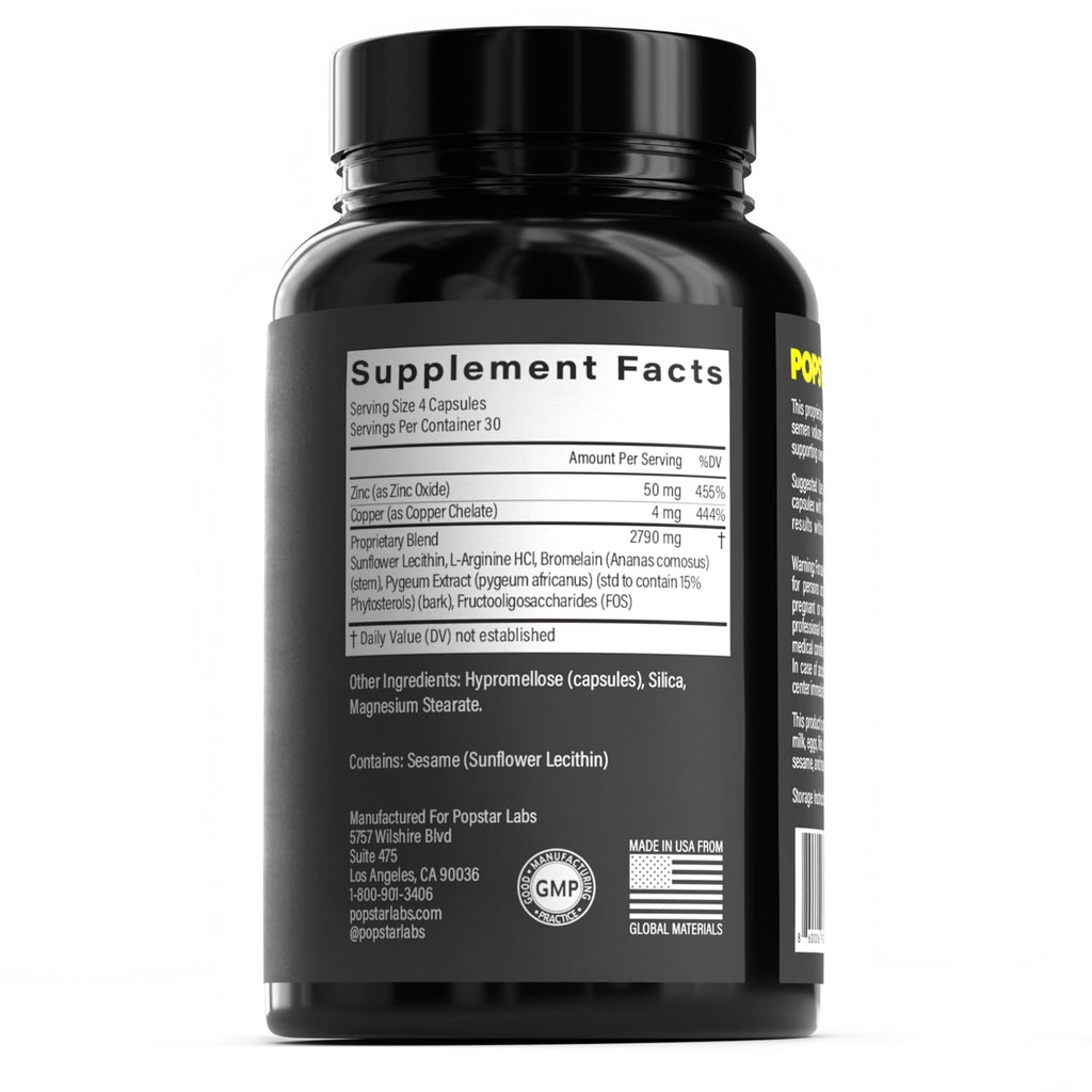 POPSTAR Volume Booster + Taste - 120 Capsules