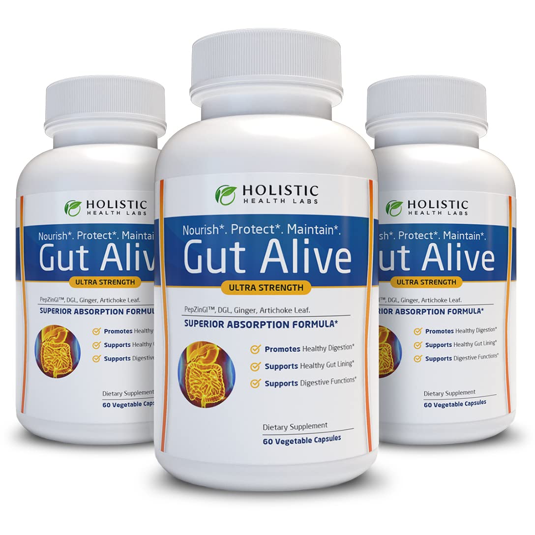 Gut Alive - Ultra Strength Digestive Support Supplement