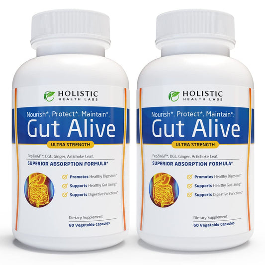 Gut Alive - Ultra Strength Digestive Support Supplement