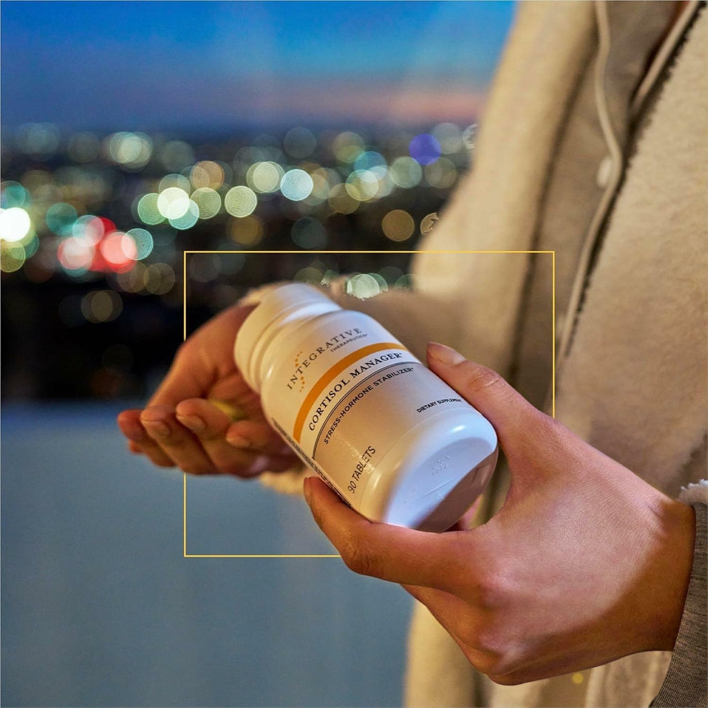 Integrative Therapeutics Cortisol Manager - Adrenal Health Support Supplement for Healthy Stress Response* - Vegan, Dairy-Free & Gluten-Free - 90 Capsules (45 Servings)