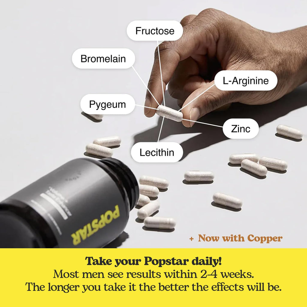 POPSTAR Volume Booster + Taste - 120 Capsules