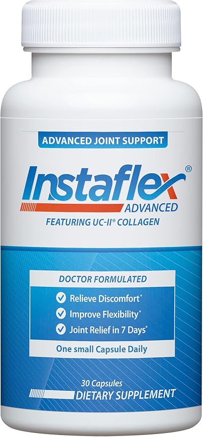 Instaflex Advanced Joint Support - Doctor Formulated Joint Relief Supplement, Featuring Collagen & 5 Other Joint Discomfort Fighting Ingredients