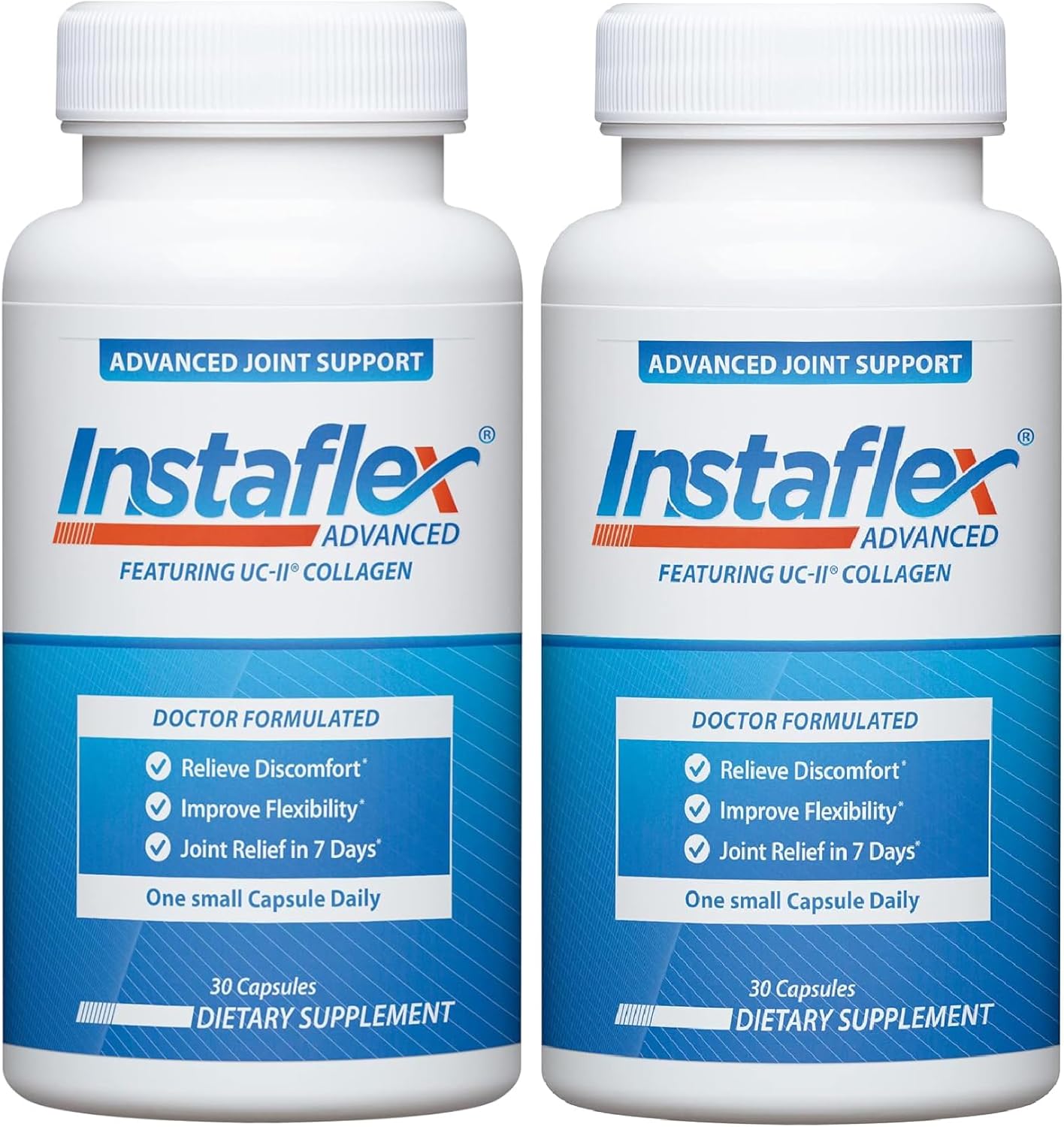 Instaflex Advanced Joint Support - Doctor Formulated Joint Relief Supplement, Featuring Collagen & 5 Other Joint Discomfort Fighting Ingredients