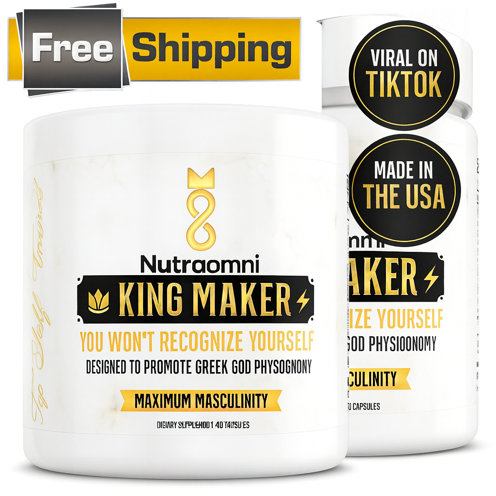 King Maker Pack of 1, 13-in-1 Anabolic Supplement for Men to Increase Stamina, Lean Muscle Growth & Recovery, N.O. Booster with Tongkat Ali (LJ100), 120 Capsules